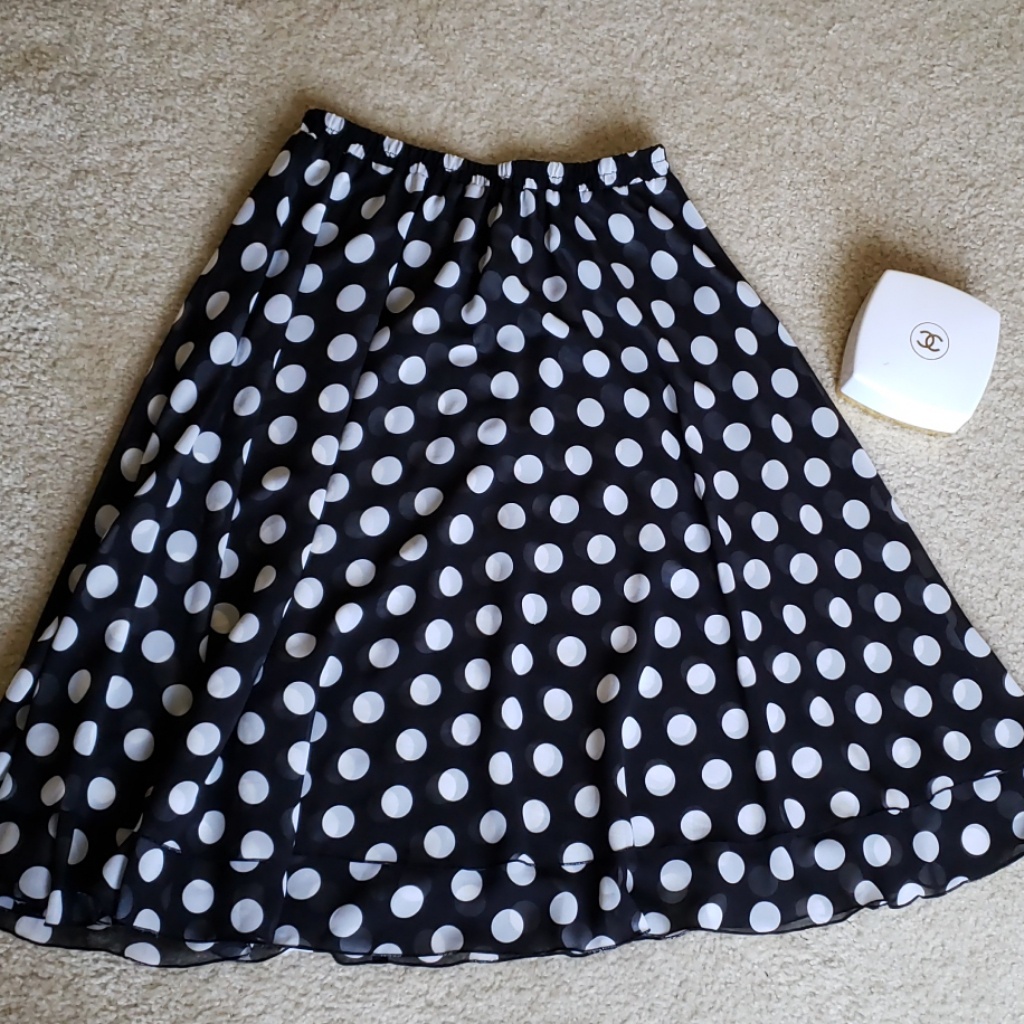 Vintage Polka Dots Skirt